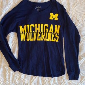 University of Michigan long sleeve top